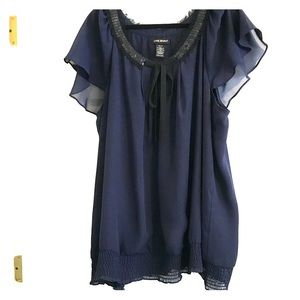 Navy blue blouse